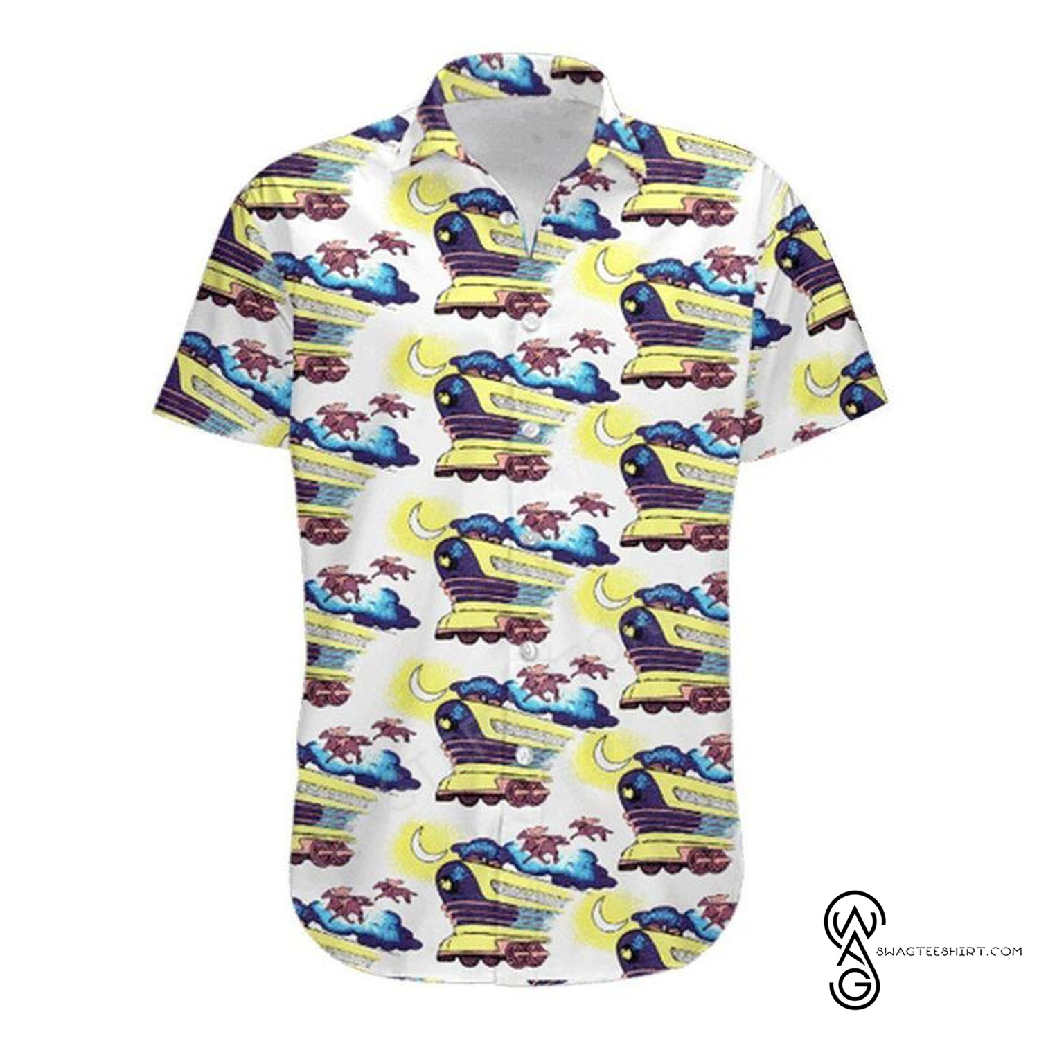 [Top Trending] Doc Brown Hawaiian T-Shirt The Back To The Future Movie Custom Printed Hawaii Shirt